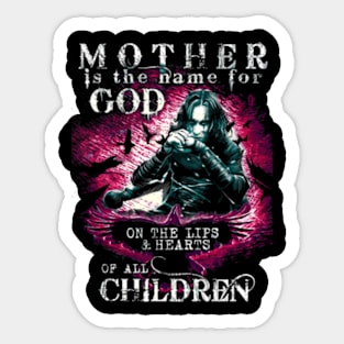 Eric Draven Mother Is The Name For God Sticker